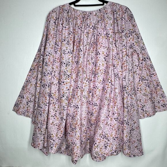 Elliette Tate Silk Ditsy Floral Mini Dress Feminine Romantic Size 6 Fairy - Picture 5 of 10